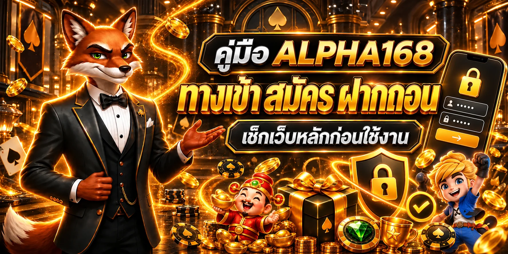 ALPHA168 คู่มือทางเข้า สมัคร และฝากถอนอย่างปลอดภัย